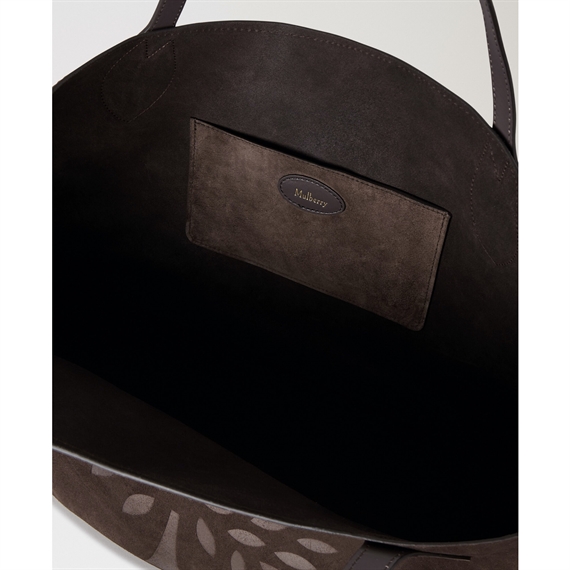 Mulberry Oversized Suede Tree Tote Chocolate Suede